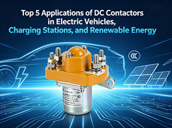 Top 5 Applications of DC Contactors in Electric Vehicles, Charging Stations, and Renewable Energy