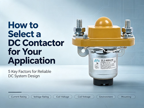 High‑current heavy‑duty DC contactor for industrial and mobile DC power applications