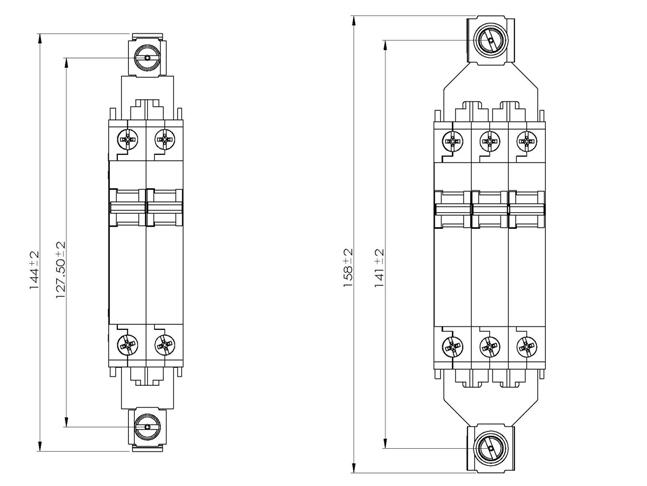 bd circuit breaker for equipment Dimensions and wiring method manufacturer