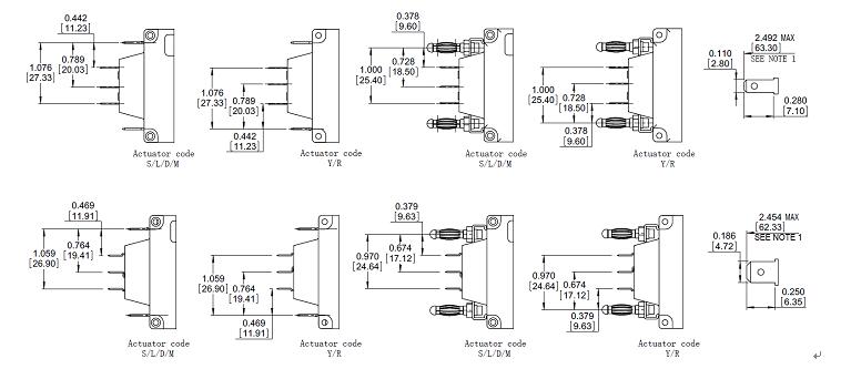 ba circuit breaker for equipment Auxiliary and Alarm Switch