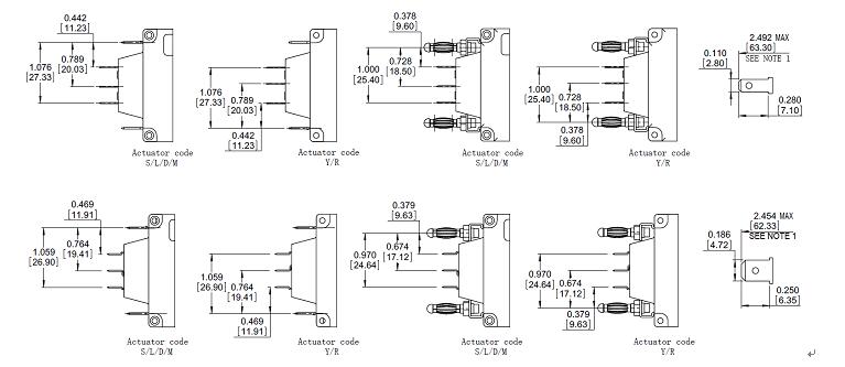 ba circuit breaker for equipment Auxiliary and Alarm Switch