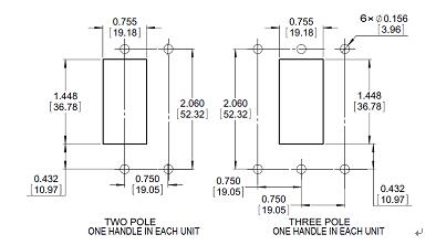 bc circuit breaker for equipment Actuator code L Mounting method M U