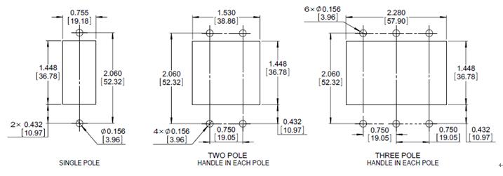 bc circuit breaker for equipment Dimensions and wiring method for sale