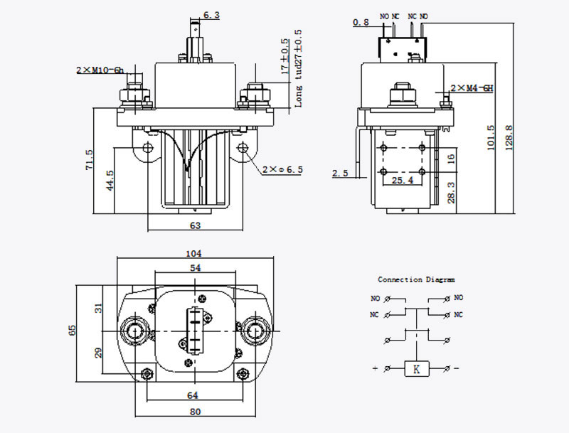 dc contactor zljm 400c a1 manufacturer