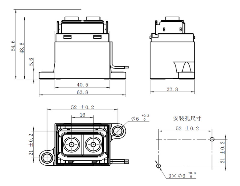 high voltage dc contactor dhc40 supplier