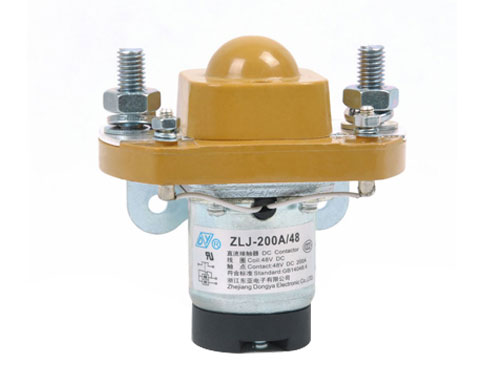 Normal Open 200A DC contactor ZLJ-200A, MZJ-200A